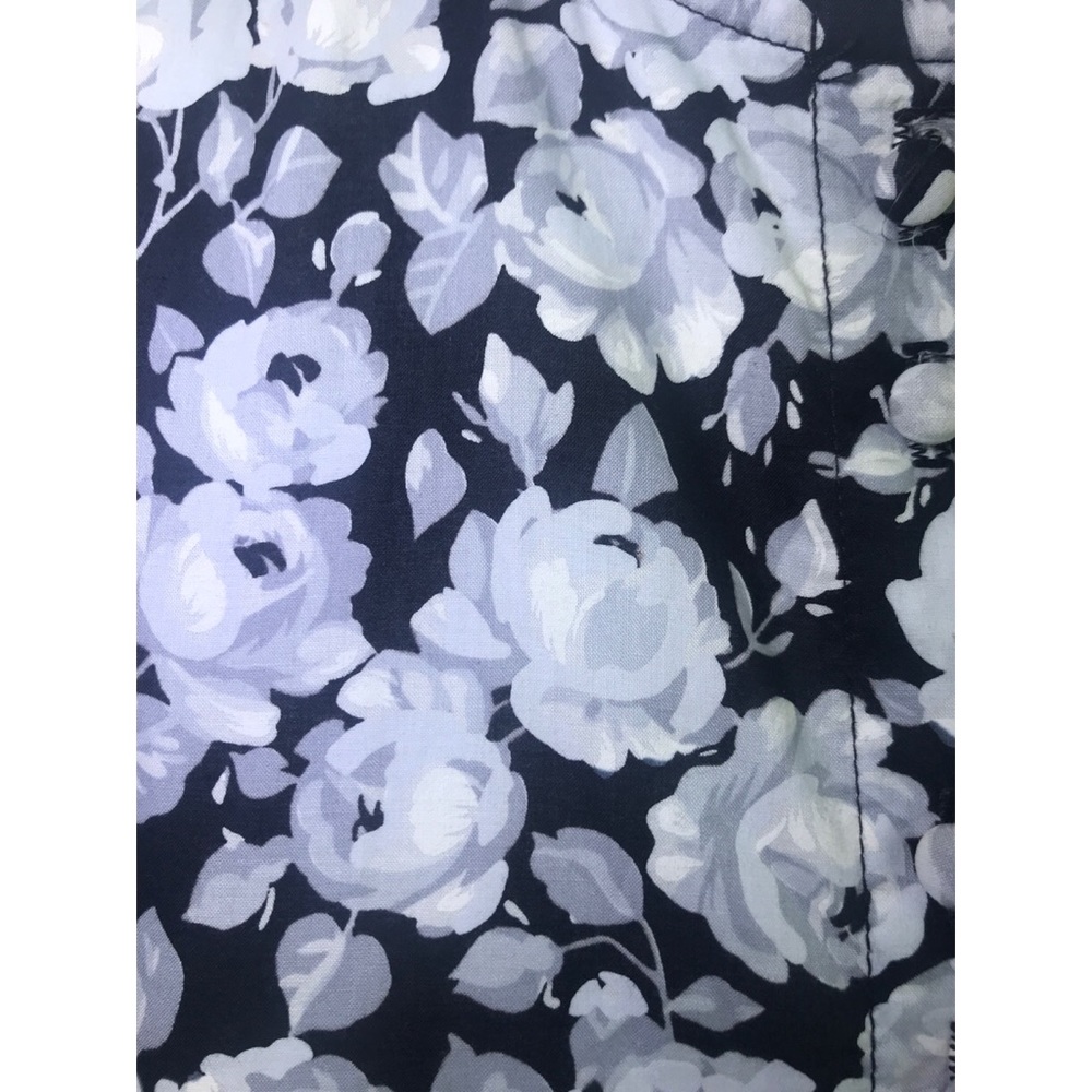 {Vintage} Floral Two Piece Top & Skirt Set - Picture 6 of 8